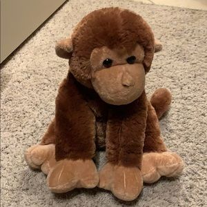 Aurora stuffed brown monkey animal